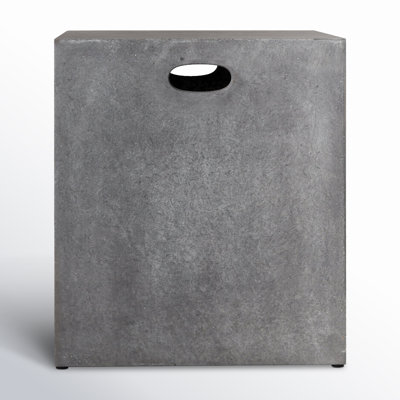 Lionel Cement Accent Stool by AllModern
