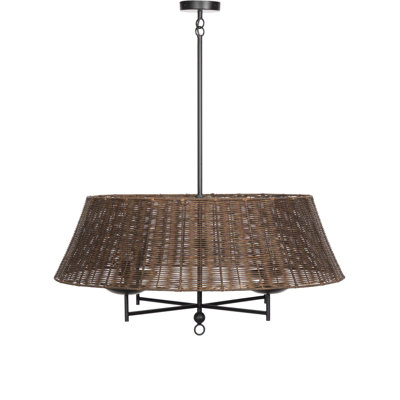 Cristalle 4 - Light Iron Drum Chandelier