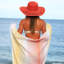 Serviette de plage en coton turc Rainbow-69531079