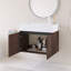 Meuble-lavabo mural simple 30 po avec plateau intégré en résine blanche-2064373448-2064373452