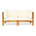 Teak Frame / Beige Cushion