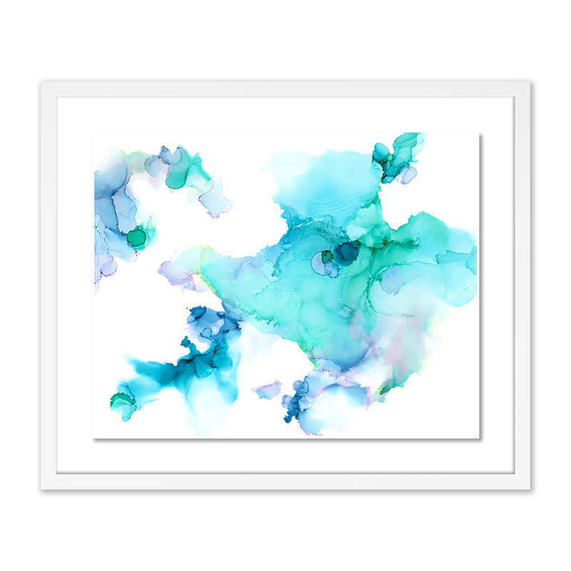 Ethereal Print by Julie Pelaez, White, 20" H x 24" W x 1.5" D