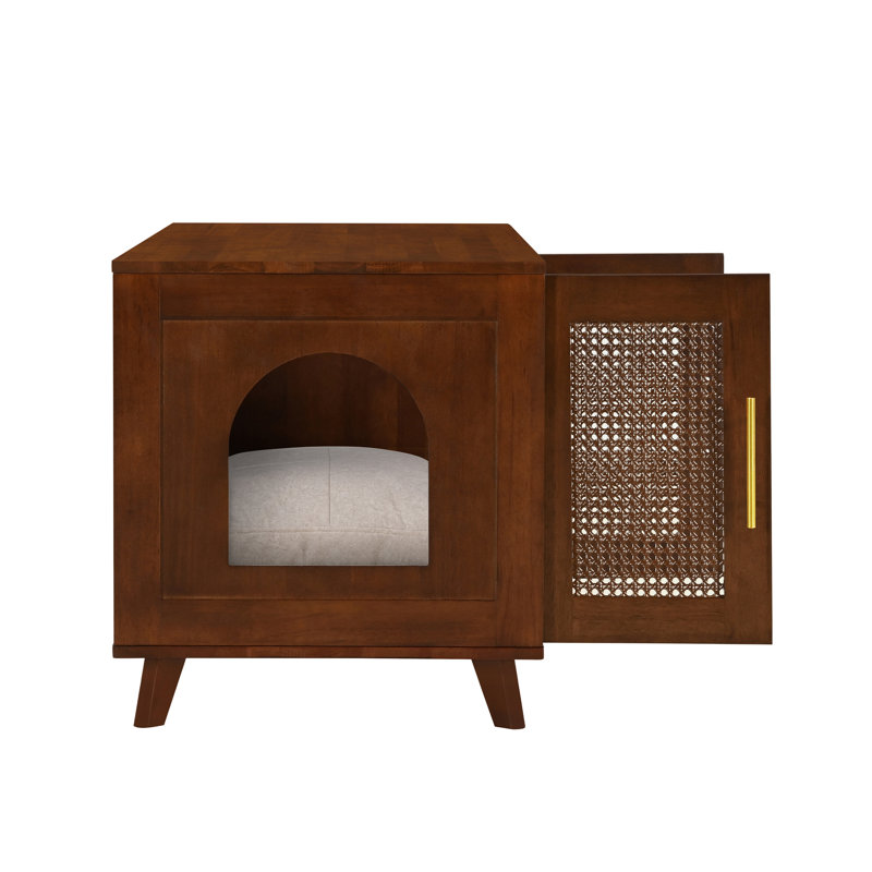 Armoire pour litière Aldercrest, Noyer