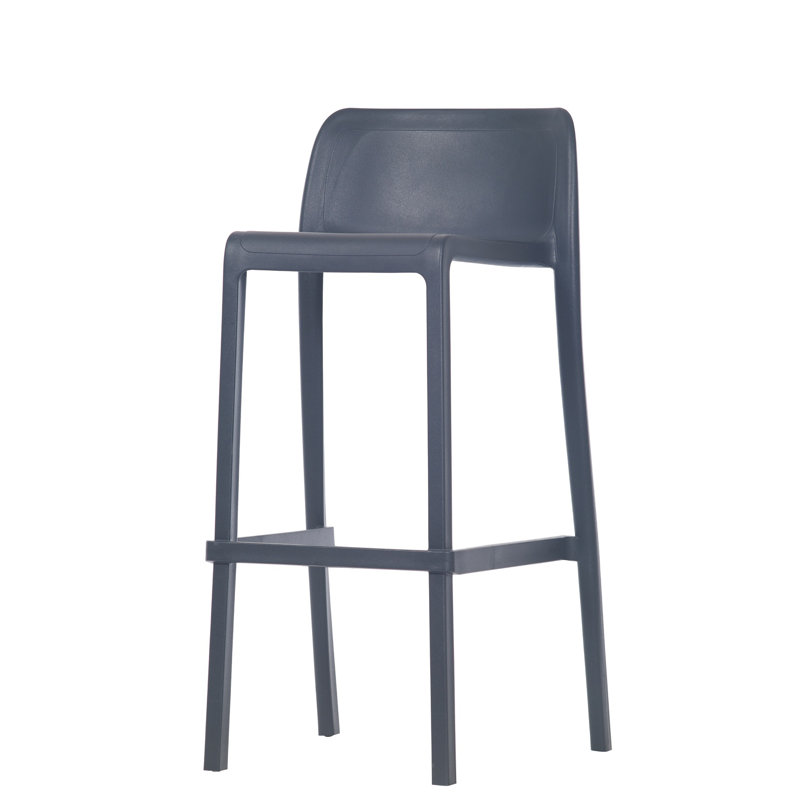 Tabouret de bar d'extérieur 30 po Attic, Gris foncé