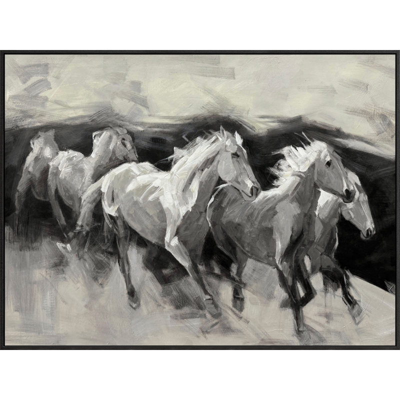 Impression sur toile Stampede of Shadows