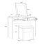 Violette Dressing Table with Mirror-1156312272