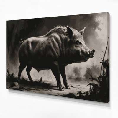 Art mural sur toile noir