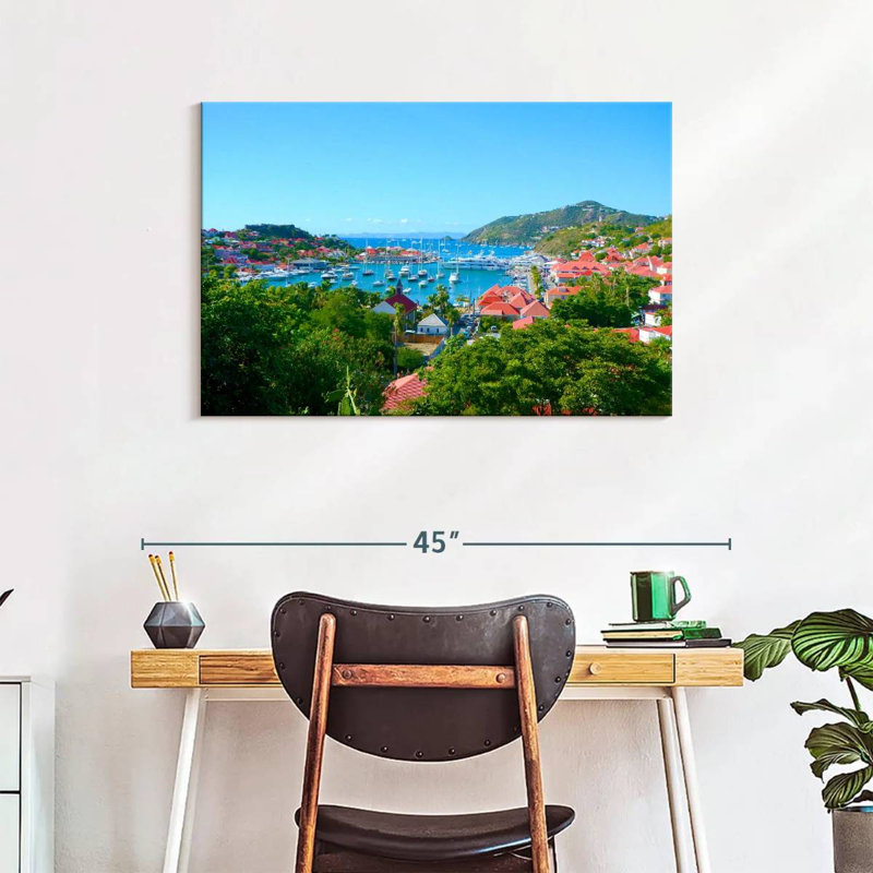 Nicci Gustavia à Saint Barthélémy, H 24 po x l 36 po