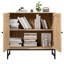 Buffet / commode intérieur 31 po en rotin beige
