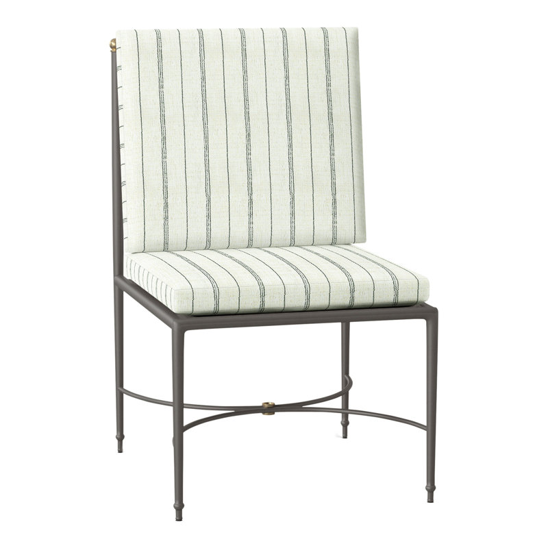 Roma Patio Chair with Cushions, No Welt, Perigold Ishi Anthracite
