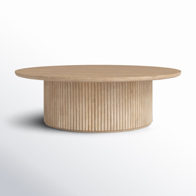 Chessa Solid Wood Single Coffee Table with Storage