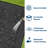 Reversible Outdoor Rug Modern UV Resistant Waterproof Plastic Patio Carpet Easy to Clean, Durable Design - Large Mat for Garden, Lawn, Patio, Porch-1042201700-1042201699