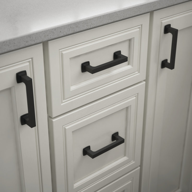 Parow 3" Center Bar Pull Multipack, Matte Black, 3" Center to Center
