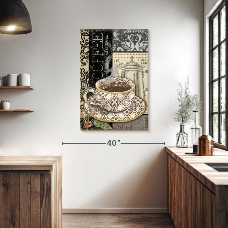 Tergel Coffee Art, 39" H x 26" W