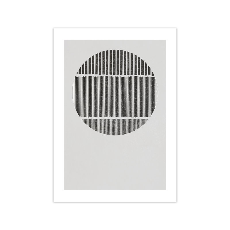 Mid Century Black And White - Print, No Frame, 59cm H x 42cm W x 1cm D