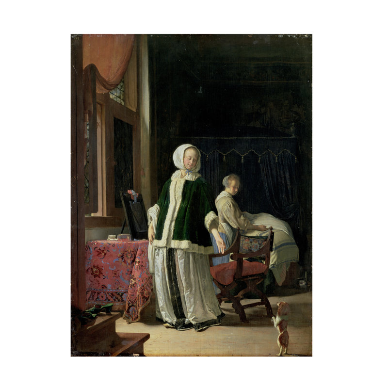 Art sur toile Frans Van Mieris, H 19 po x l 14 po
