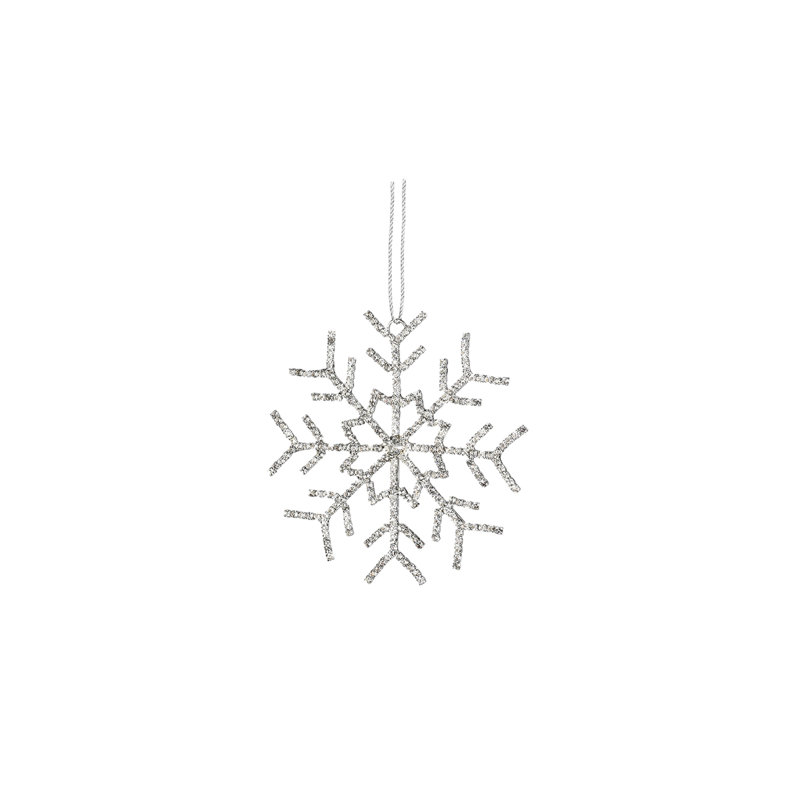 Serene 0.25'' Glass Holiday Shaped Ornament