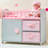  Olivia's Little World Polka Dots Princess Baby Doll Crib with Storage & Bedding