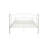 Full Size White Metal Bed Frame With Unique Flower System, Headboard Included, No Box Spring Needed Of Size, Easy Assembly, Fits 8 - Inch Mattress, Required-591663041