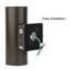 Applique murale d'extérieur à cylindre intégré DEL vers le bas avec photocellule 20W / 16W / 10W 3000K / 4000K / 5000K 120-277V-120928235
