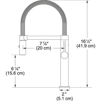 Poignée en acier inoxydable Pescara FFPD4450