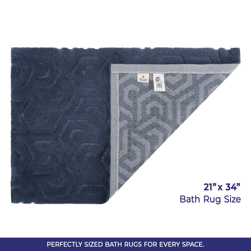  Tapis de bain antidérapant, Marine