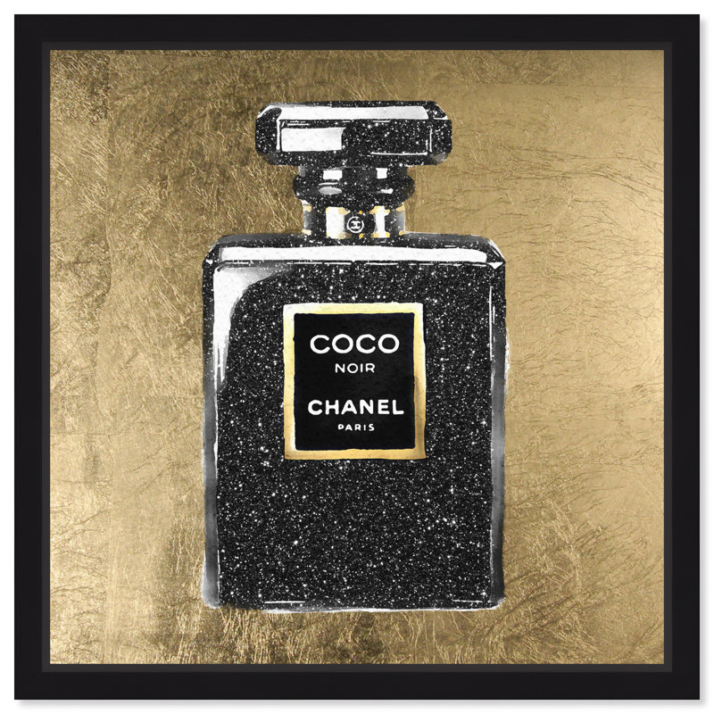 Classic Glitter Noir Print by Oliver Gal, 16" H x 16" W