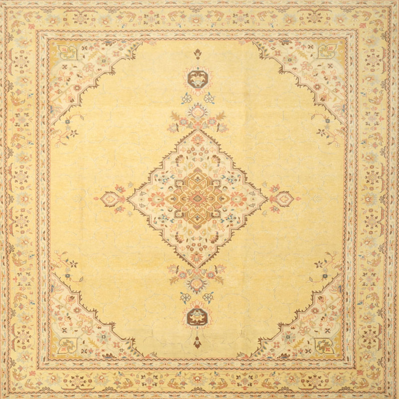 Chaarvi Oriental Indoor Rug, Square 6'