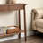Walnut Solid Wood Rectangular Console Table-904152603