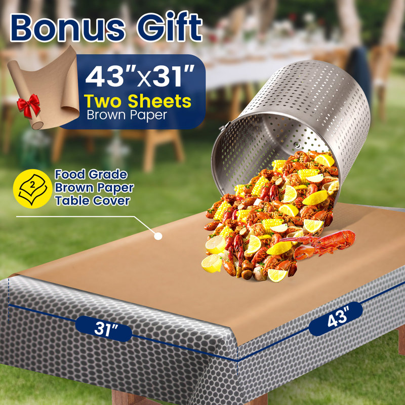 64-Quart Stainless Steel Stock Pot with Basket Insert