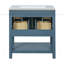 Ensemble de meuble-lavabo simple autoportant avec 5 tiroirs-1646654796
