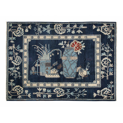 One-of-a-Kind 4'9" X 6'7" Hand Knotted Area Rug