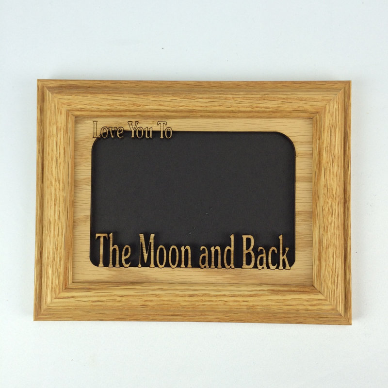 Oak Solid Wood Picture Frame with Mat