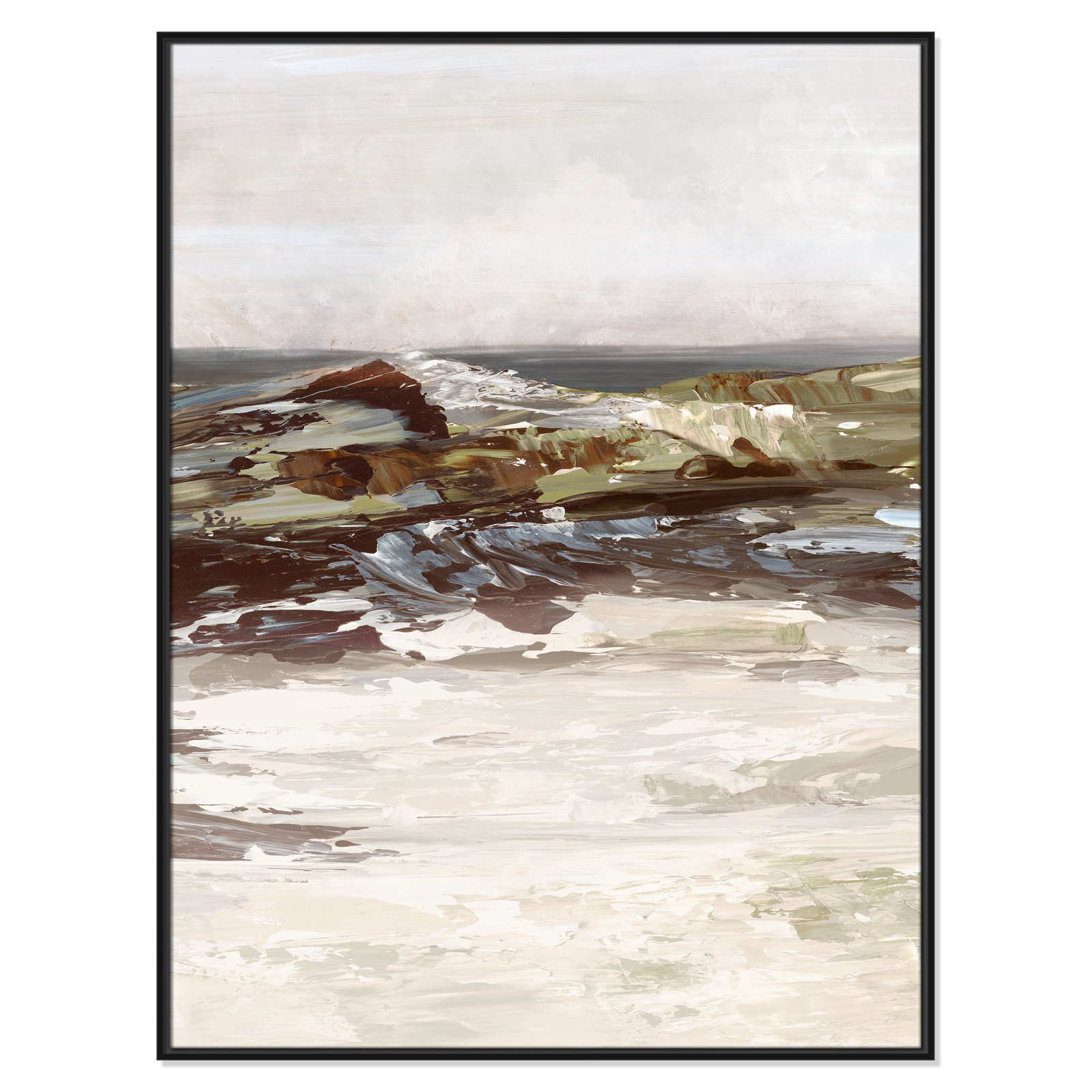 Stoney Peak Print by , Black, 49.5" H x 37.5" W