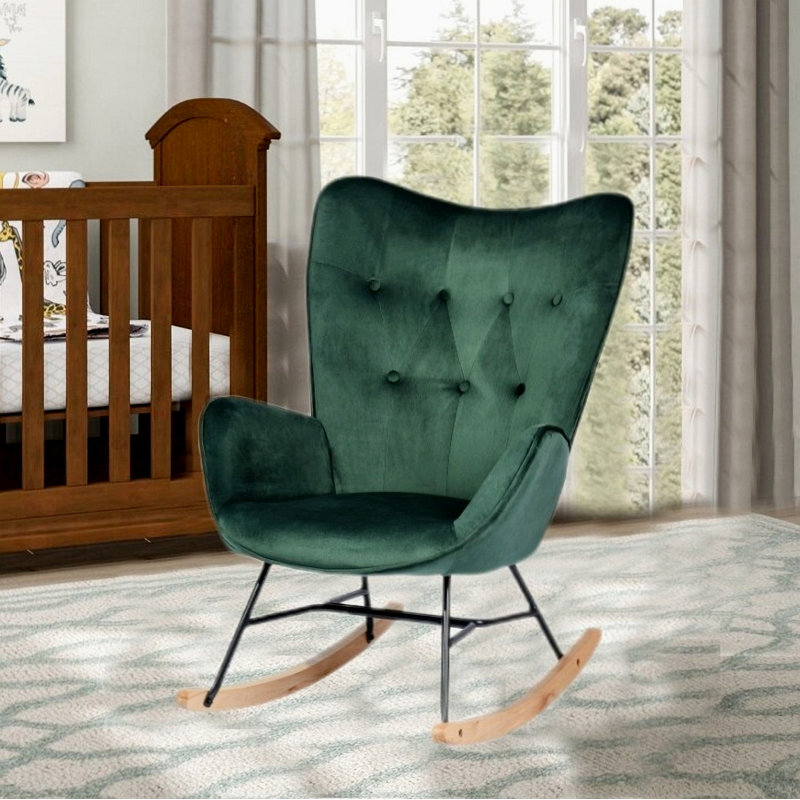 Chaise berçante, Vert