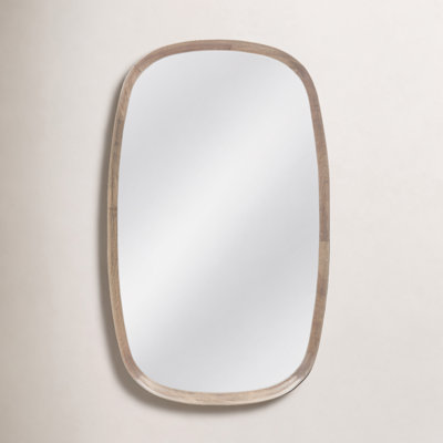 Minah Wood Rectangle Mirror