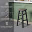 Swivel Solid Wood Counter Stool
