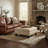 Storage Ottoman Upholstered Wooden Coffee Table with Flip Top-984254746