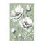Plaque murale «Soft Green Poppy», par Petal Prints Design-2018160838