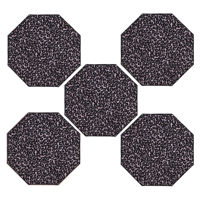 Ensemble de tapis en nylon touffeté Geronima, Octogone 3 pi