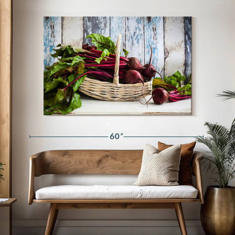 Yarlin Beetroot, 34" H x 51" W