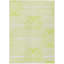 Tapis extérieur lavable abstrait vert et blanc HomeRoots 3 pi x 5 pi