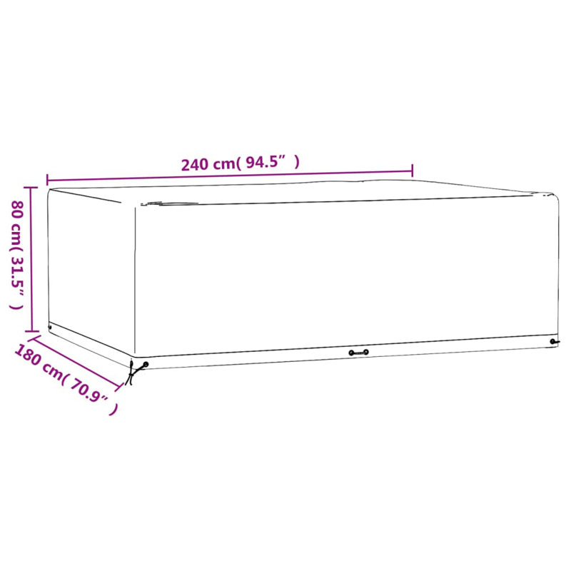 Outdoor Patio Sofa Cover
