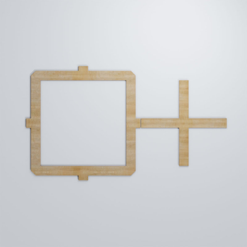 Panneaux muraux Carlisle, Hickory, H 23 3/8 po x l 40 7/8 po x P 1/4 po