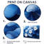 Blanc sur velours bleu jonquilles Bloom II - jonquilles grand art mural-1166849659-1166849654-1166849650
