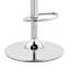 Mid-century Adjustable Height Bar Stool with Arms in Faux Leather and Metal-1959663875-1959663878