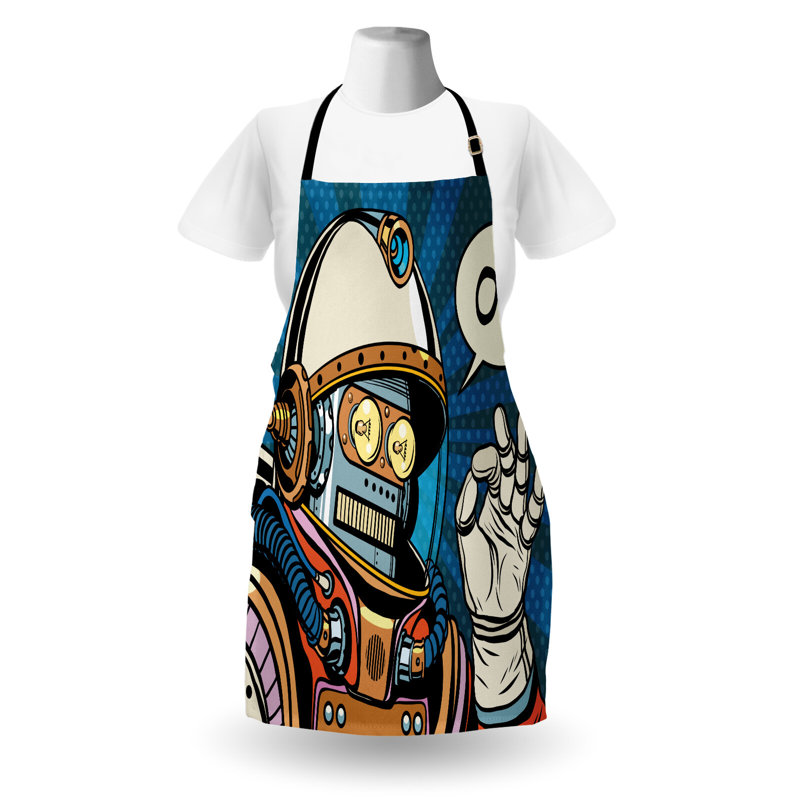No Pattern Bib Apron