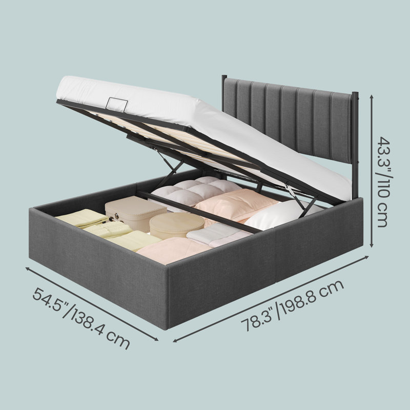 Metal Storage Bed