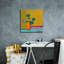 Vase orange - peinture sur toile tendue-1283814576