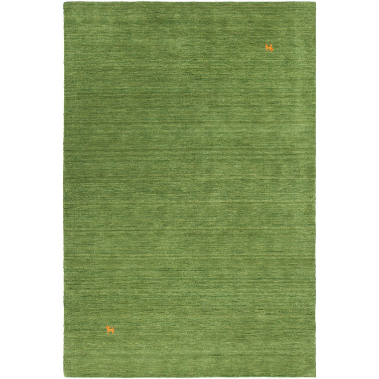Gabi Handmade Green Area Rug